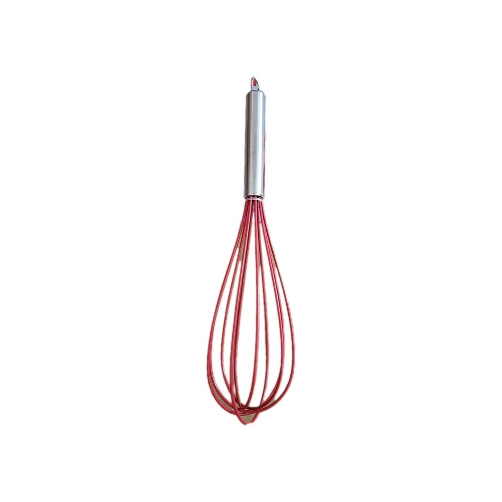 1- GoodCook Silicone Balloon Shape Whisk, Red, BPA Free, Heat Safe #269-271
